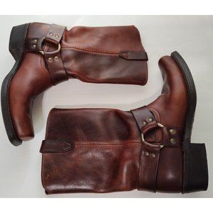 Durango® Brown Harness Vulcan Boot Women's Sz 9.5D Brown Leather Western Cowboy